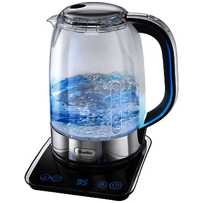 Breville VKJ785 Crystal Clear Multi Temperature Kettle, Glass Breville VKJ785 Crystal Clear Multi Temperature Kettle, Glass